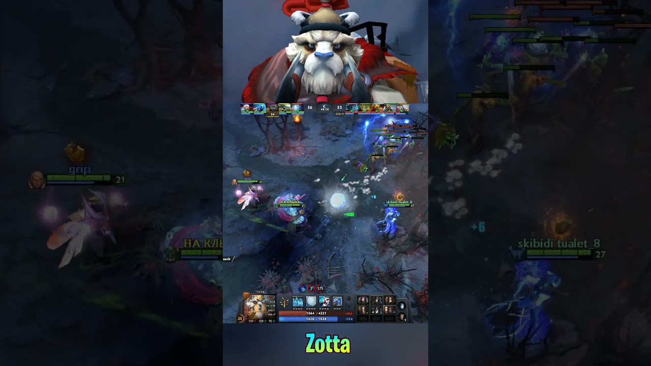 10000 hours of playing Tusk #dota2 #shorts #tusk