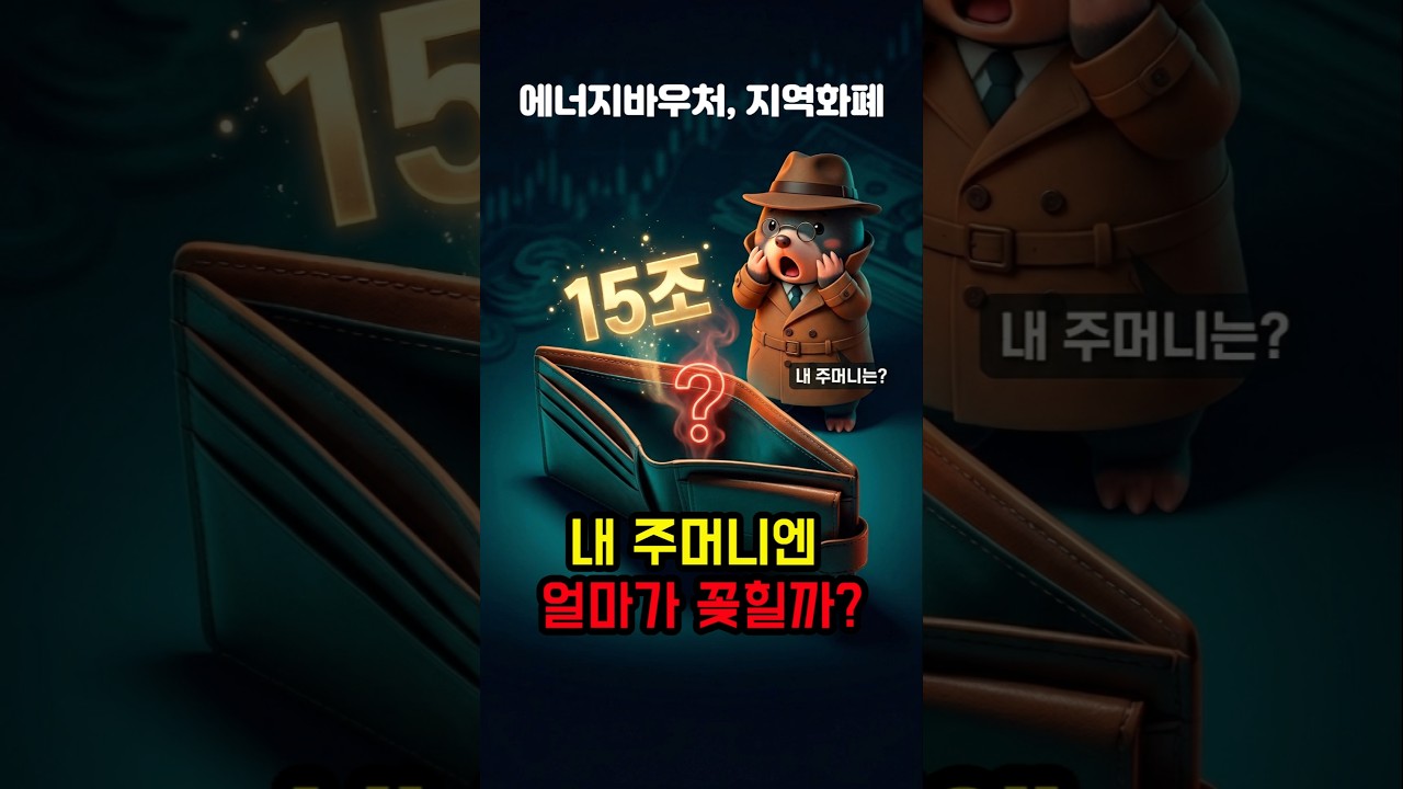 지역화폐, 15조 추경, 숫자 까봤더니 내 지갑엔 잔돈만 꽂힙니다