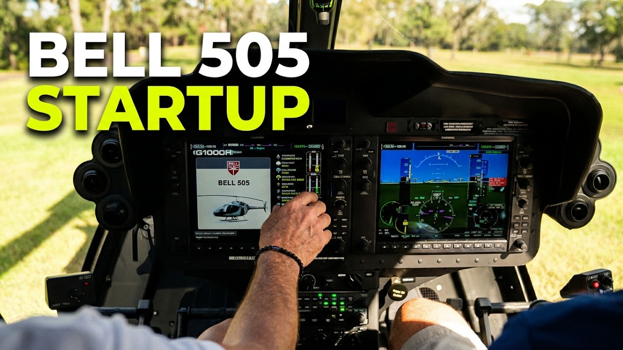 Bell 505 Startup Cockpit POV