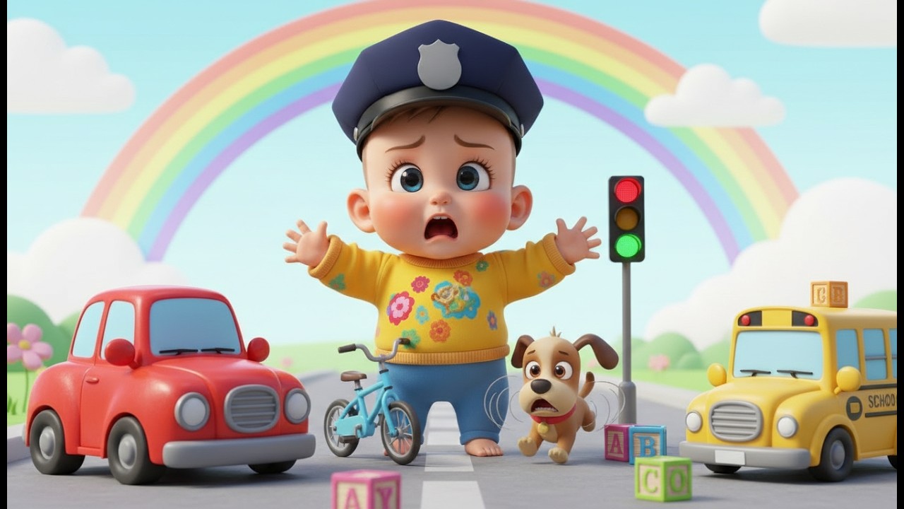 ¡PARA! ¡SIGUE! | canción para niños | rimas infantiles | Canción para bebés Animación de Movimientos