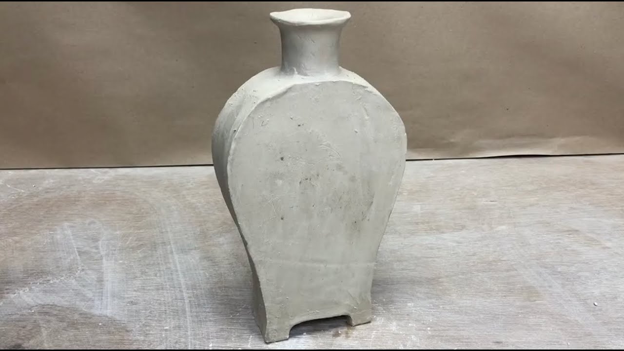 Slab-Built Vase