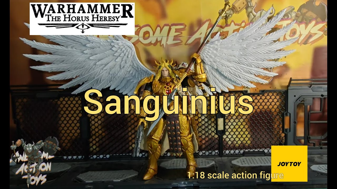 Warhammer The Horus Heresy Blood Angels Sanguinius - Primarch of the IXth Legion 1:18 scale figure.