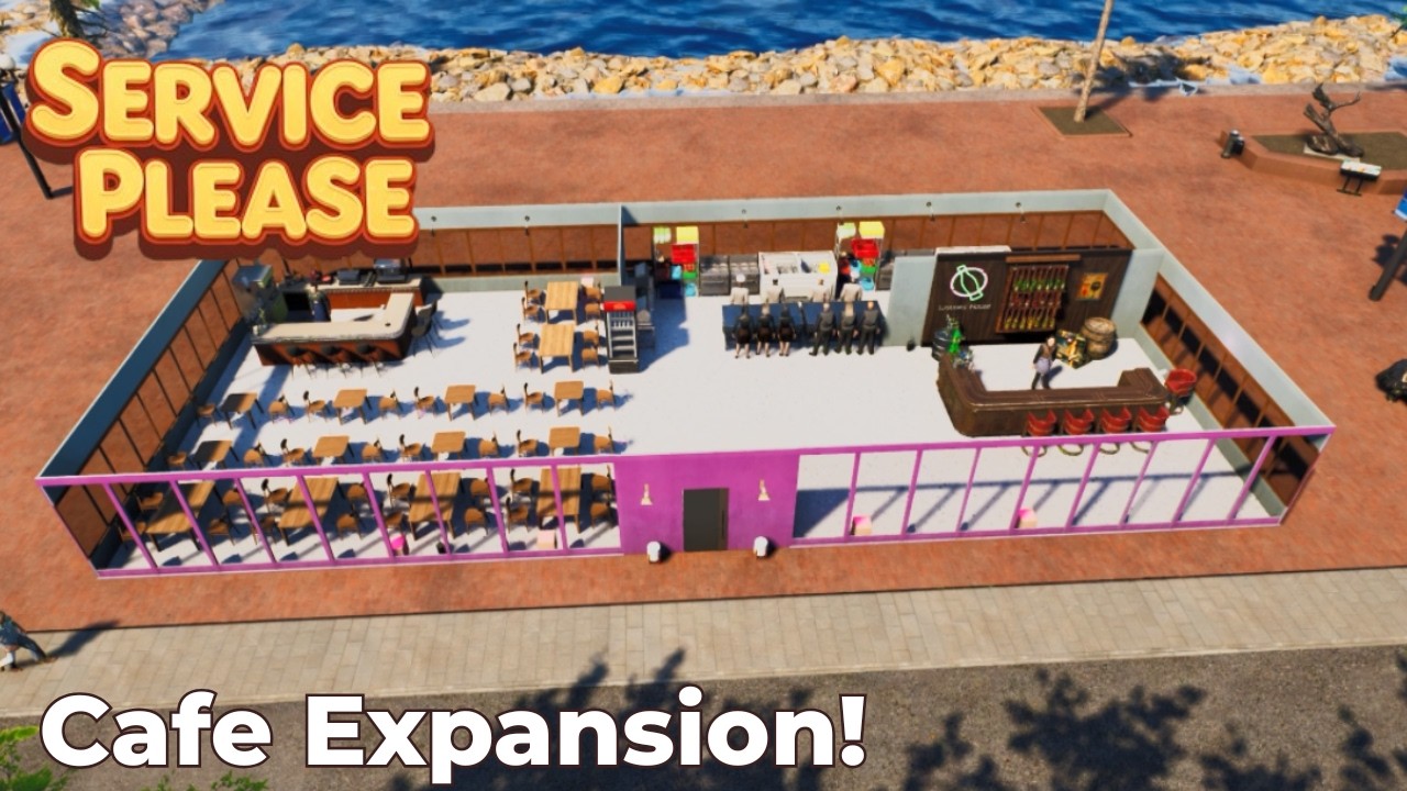 Service Please (Early Access) | Cafe Expansion, Pasta Added & Hiring More Staff