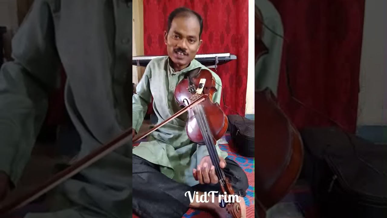 Tutorial of Gamak and Mid or Mind on violin # Hindustani Violin tutorial by Gouranga