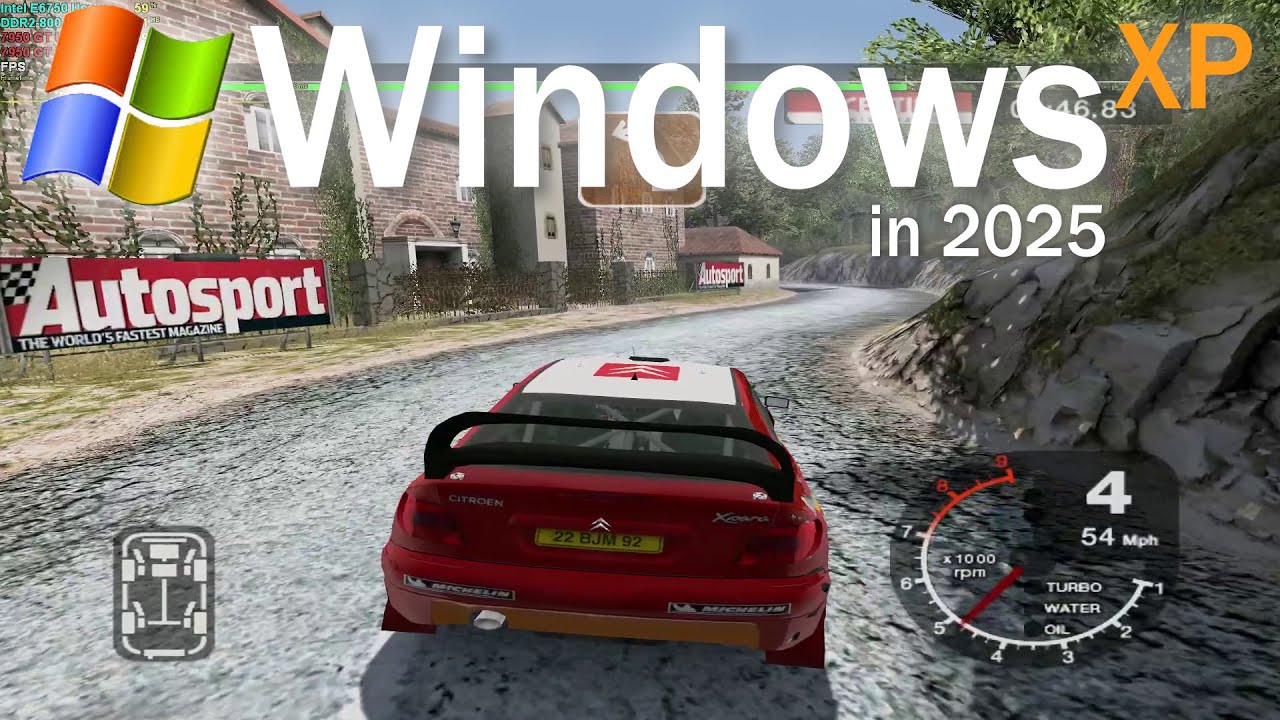 Windows XP Gameplay: Colin Mcrae Rally 2005
