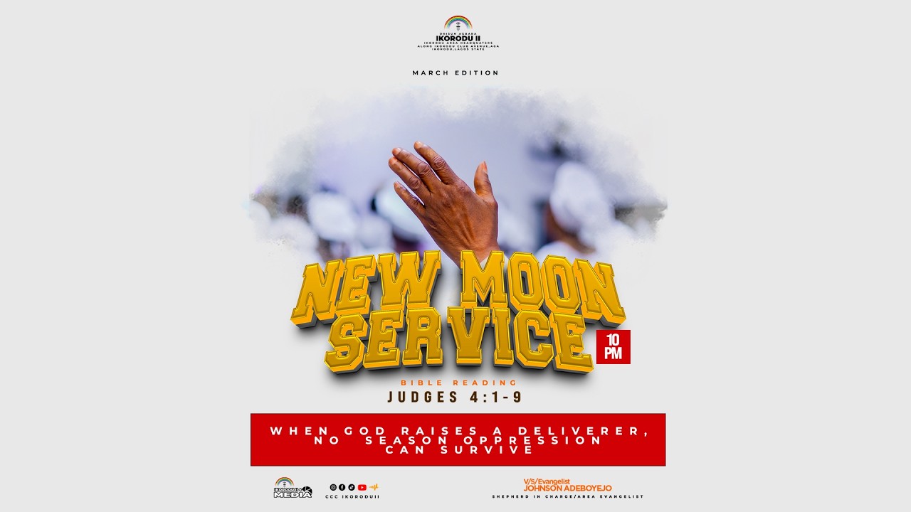 NEW  MOON SERVICE MARCH 2026