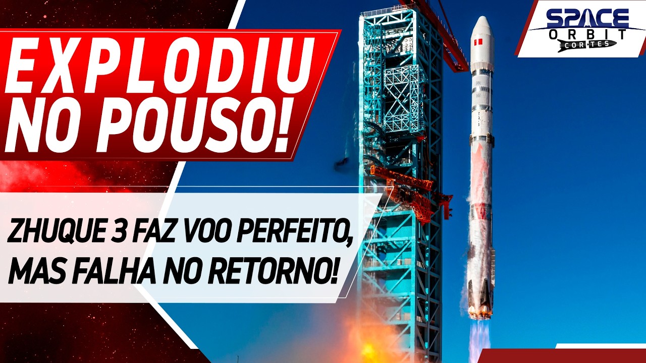 FOGUETE CHINÊS QUASE POUSA E EXPLODE APÓS VOO!