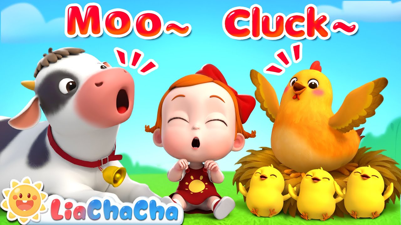 Animal Sounds Song | EP173 | Learn Farm Animals | Nursery Rhymes & Kids Songs | LiaChaCha