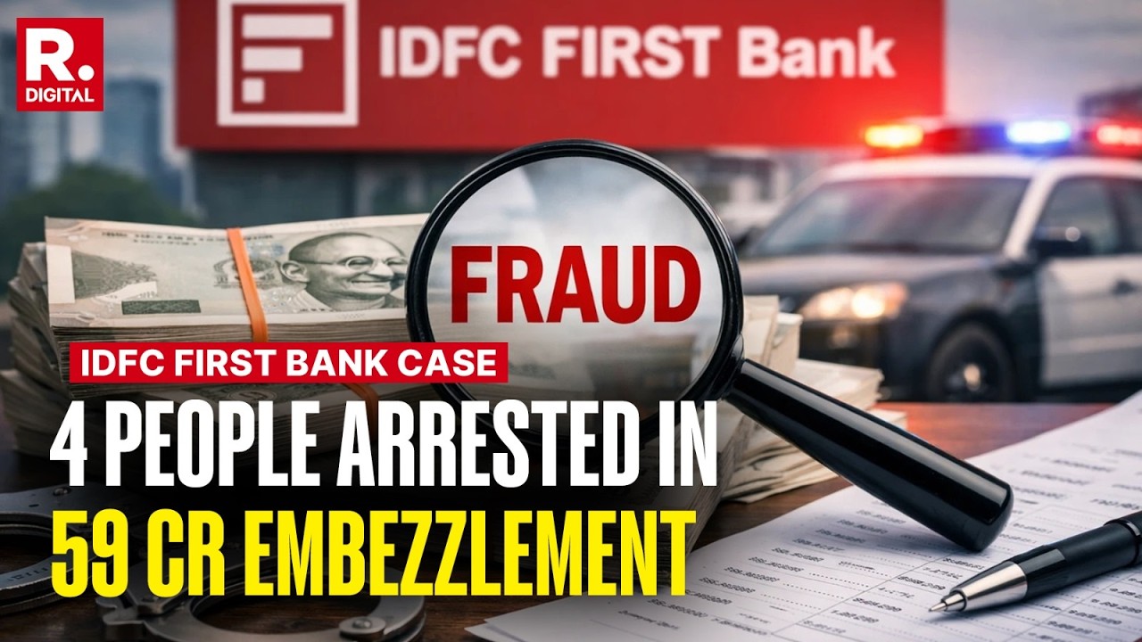 IDFC First Bank Case: Four People, Including Mastermind, Arrested By Haryana Anti-Corruption Bureau