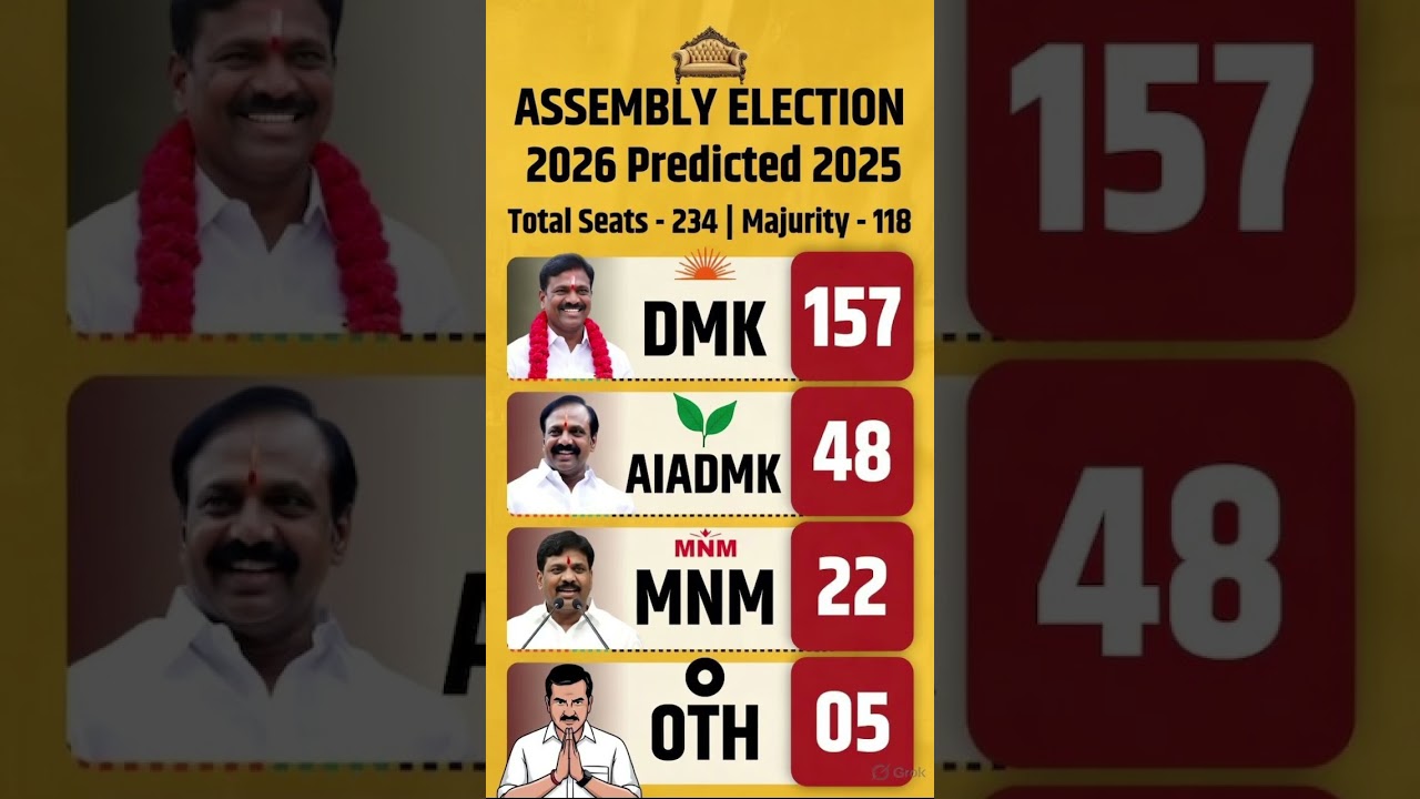 Tamilnadu assembly election new opinion poll #tamilshorts #bjp #tamilnadu #tamilnadupolitics