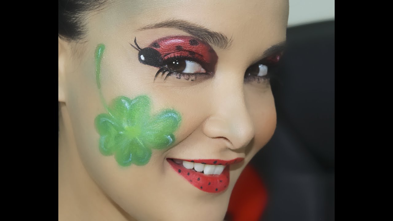 Coccinella porta fortuna make up tutorial - Ladybug Mascot makeup tutorial