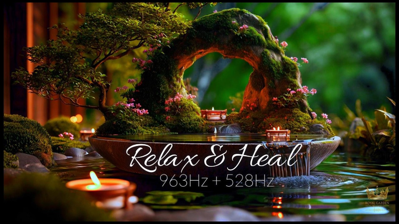 Nervous System Reset 🌿 963Hz + 528Hz Cellular Healing Music (Sleep All Night)