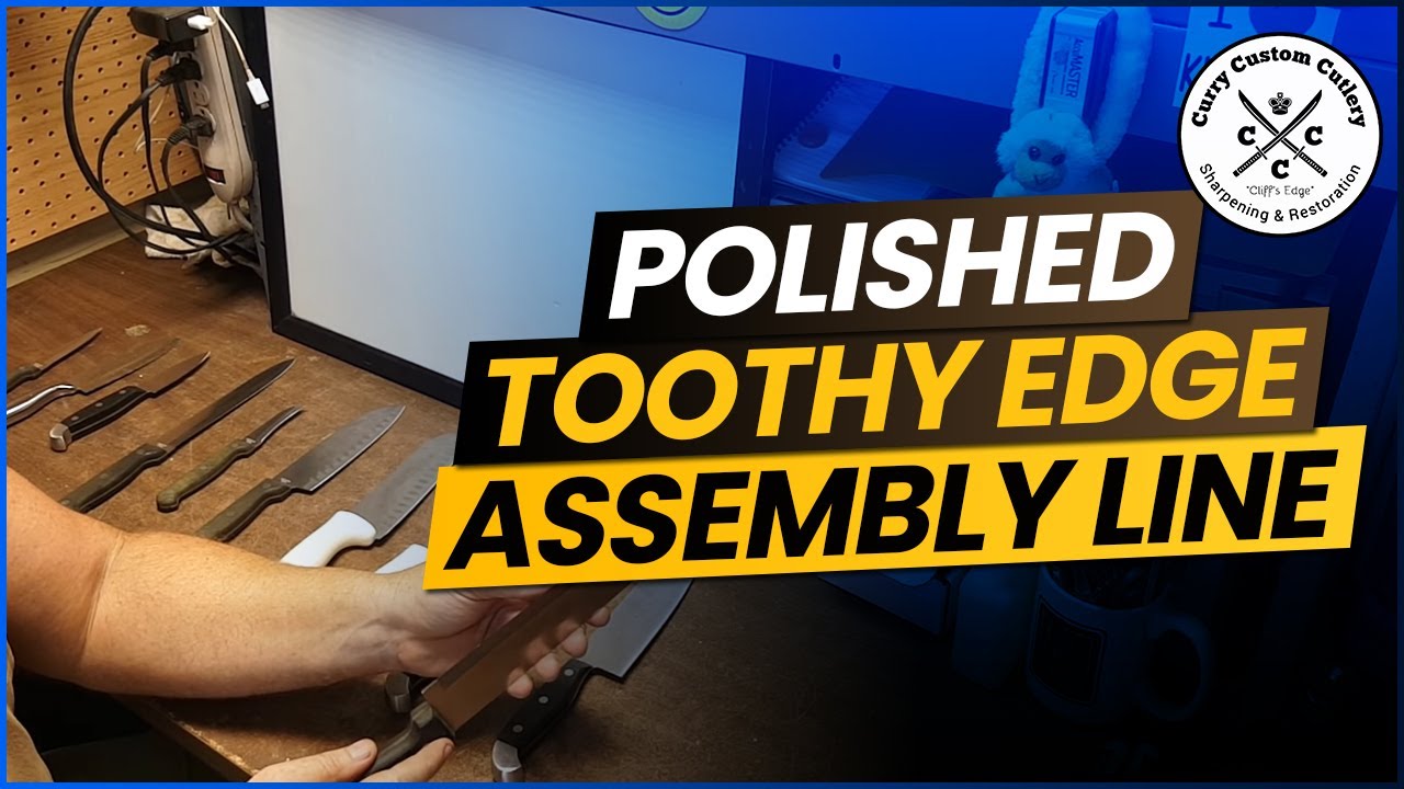 EASY Polished Toothy Edge Sharpening