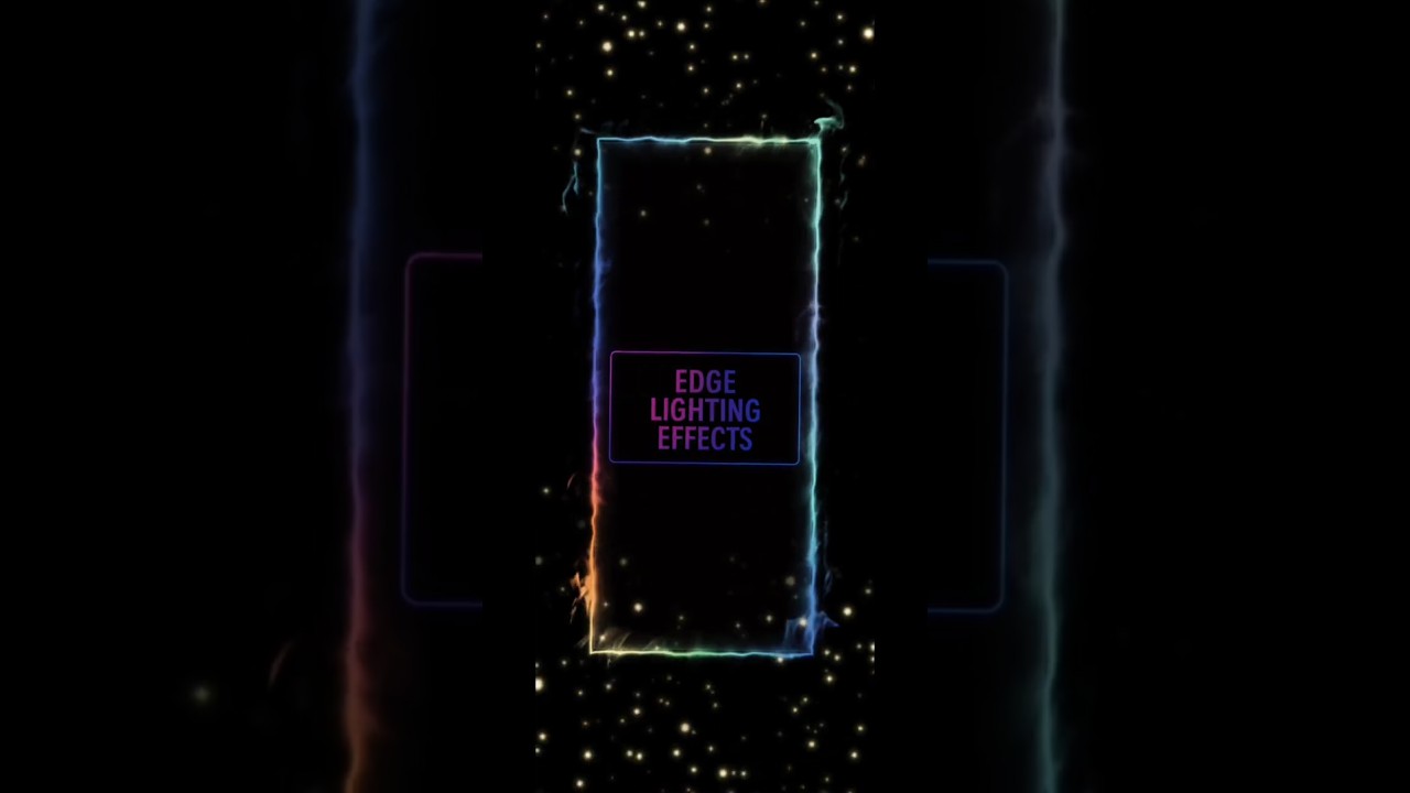 Edge Lighting on your Z Fold 7! #shorts #subscribe #samsung #zfold7 #tech #techtips