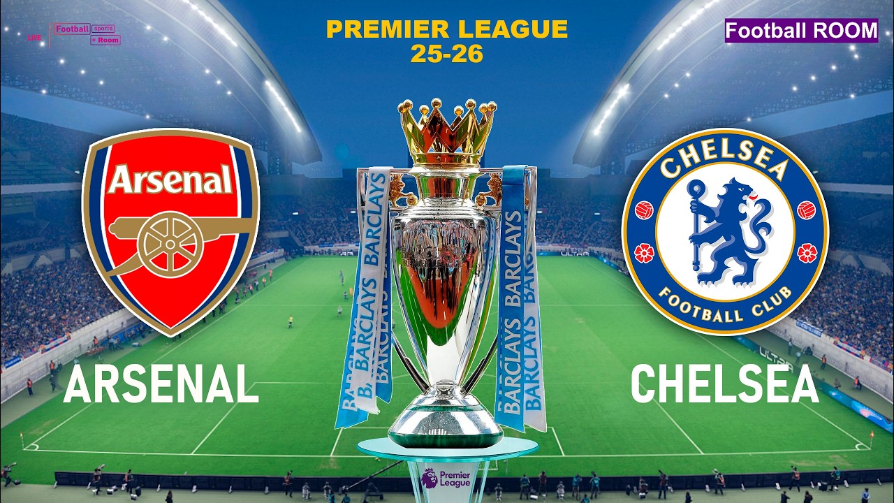 Arsenal vs Chelsea - Premier League 2026 | Full Match All Goals | Simulation PES