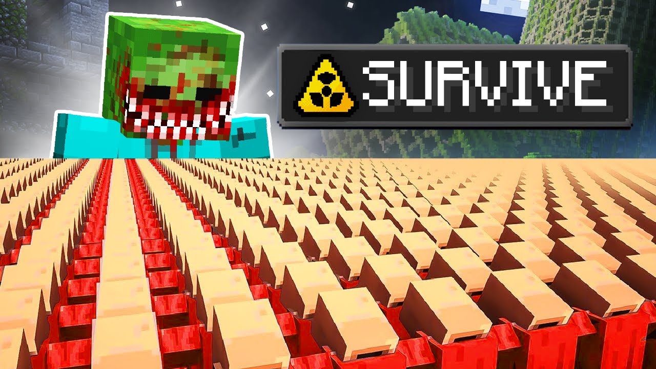 1,000,000 Villagers Simulate a Zombie Apocalypse