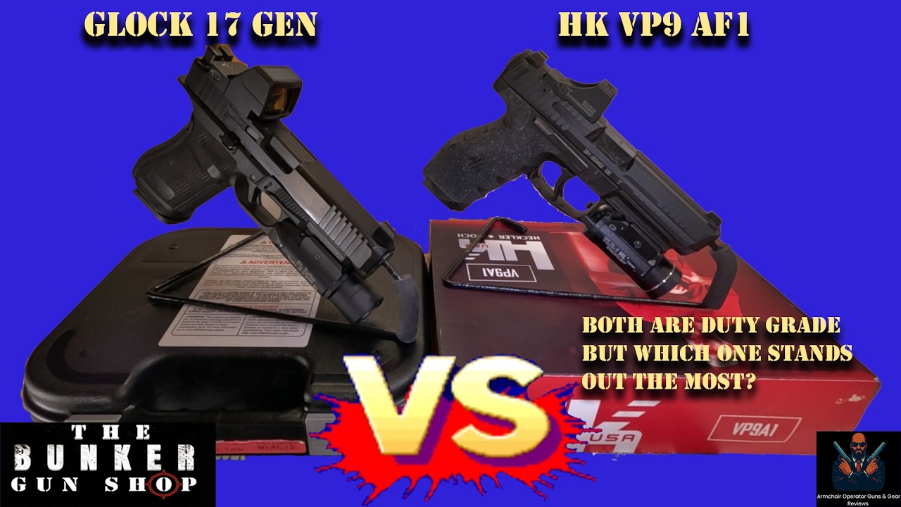 Glock 17 Gen 6 VS H&K VP9 A1F