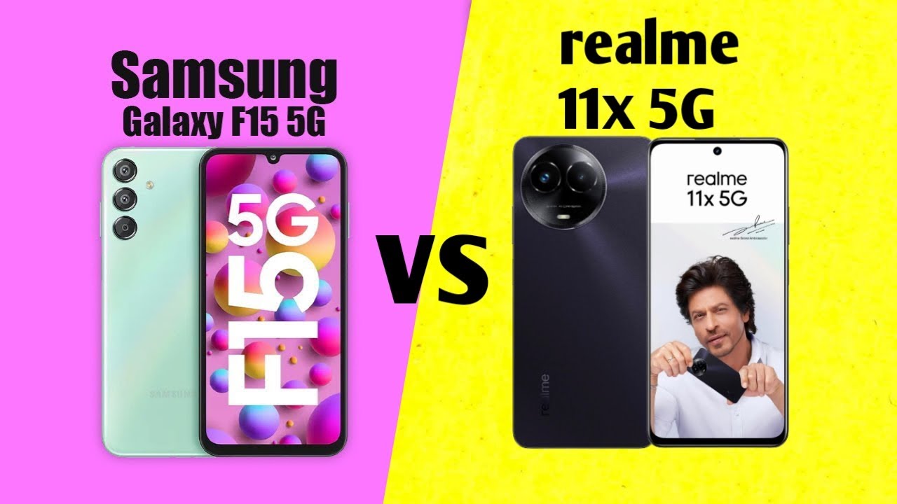 Samsung Galaxy F15 5G vs realme 11x 5G  || Comparison