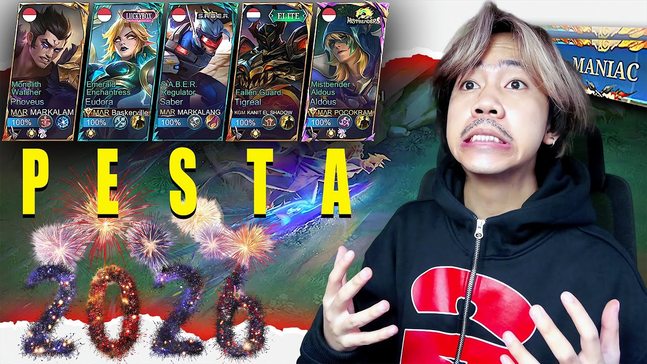 META PESTA SPESIAL TAHUN BARU 2026 MESKIPUN KENA LOCK TAPI TETAP BIKIN MUSUH KNOCK - Mobile legends