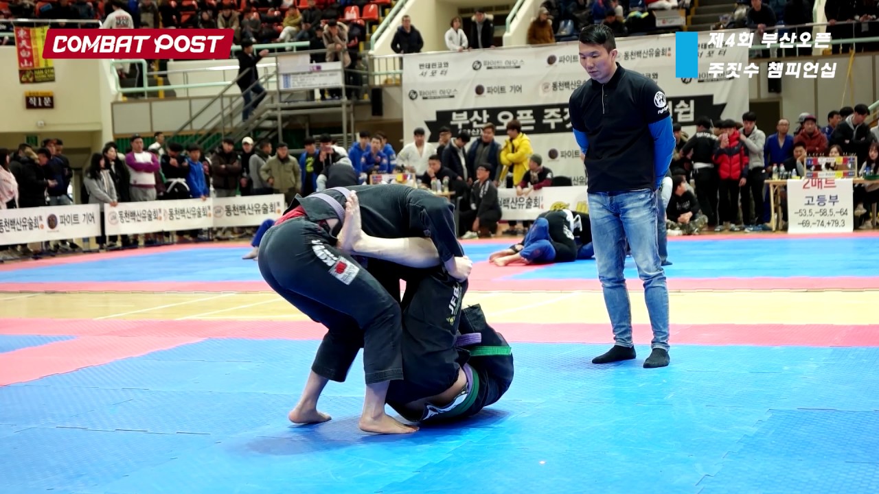 제4회 부산오픈주짓수대회 퍼플마스터76kg 김완석(창원반지) vs 우지형(존플팀사나이)