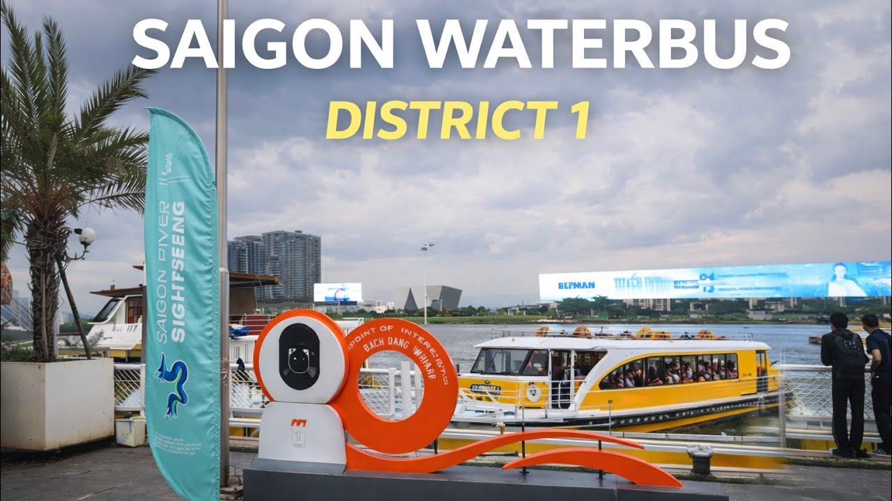 Saigon River Walk + Waterbus | Things To Do in Ho Chi Minh