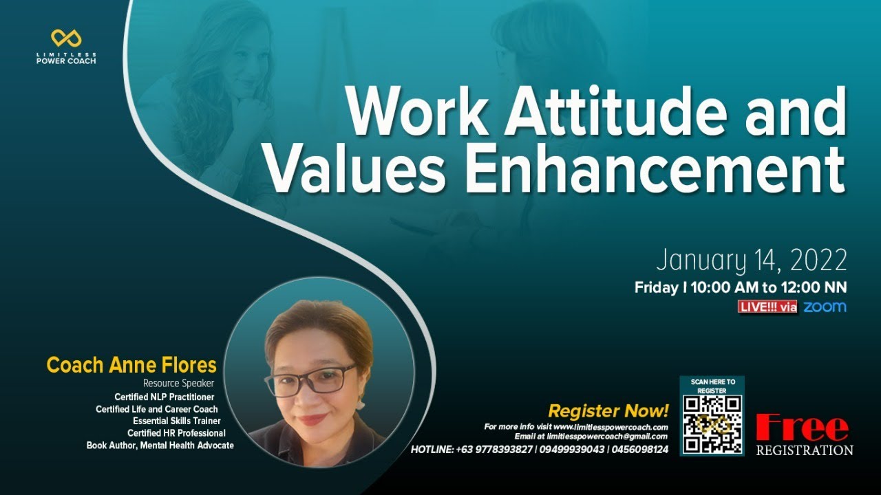 Work Attitude and Values Enhancement (Free LIVE Webinar)