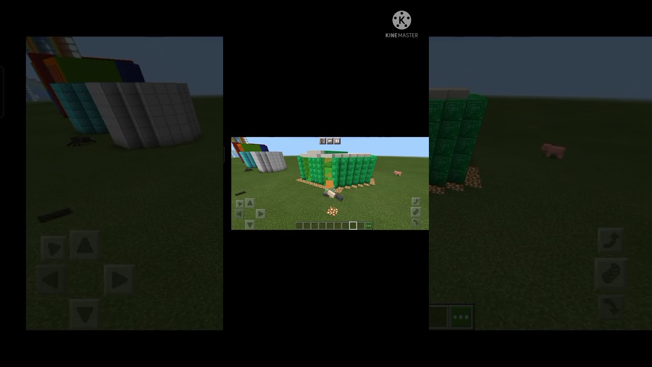 I build a modern emerald house in Minecraft