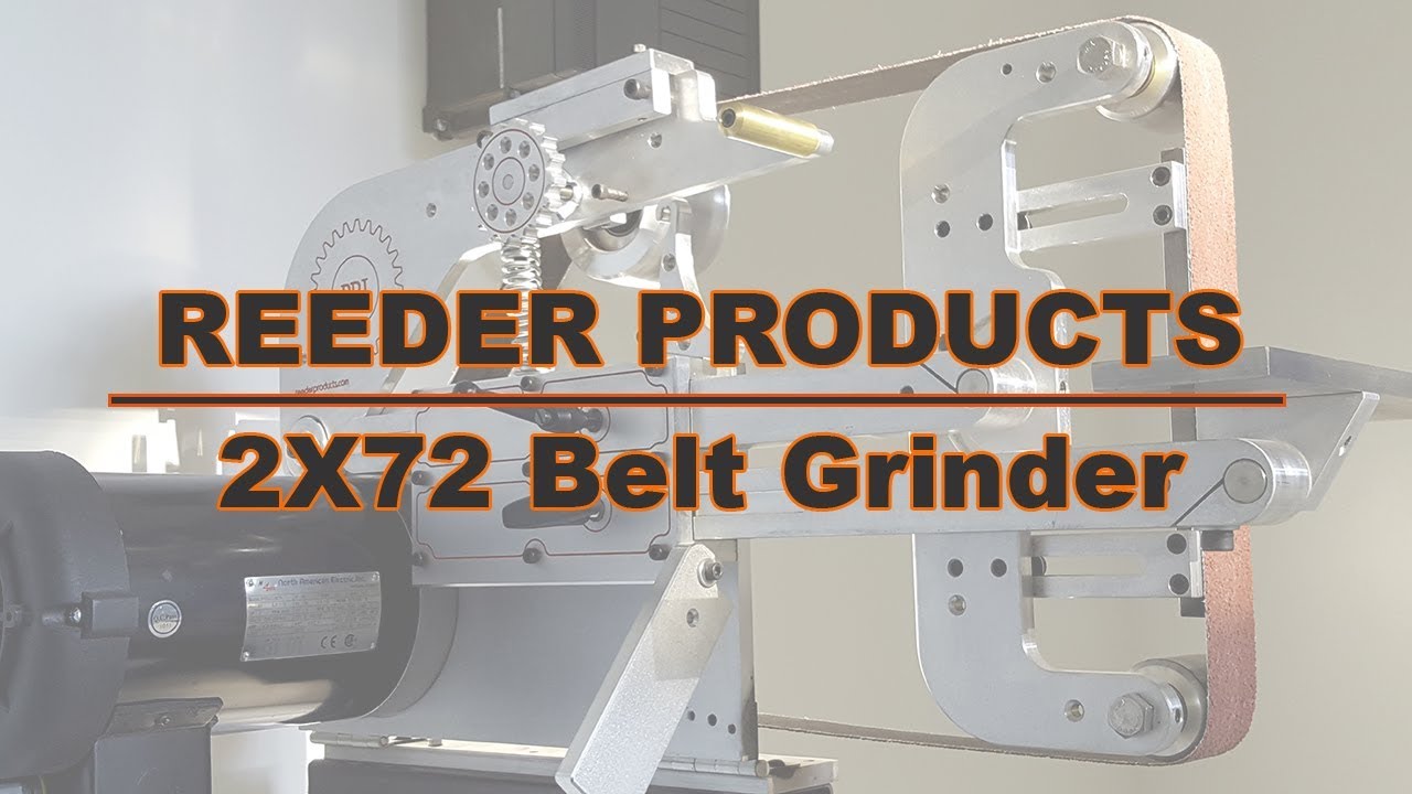 Knife making - The best knife grinder Reeder Products 2X72 Knife Grinder Pt.2