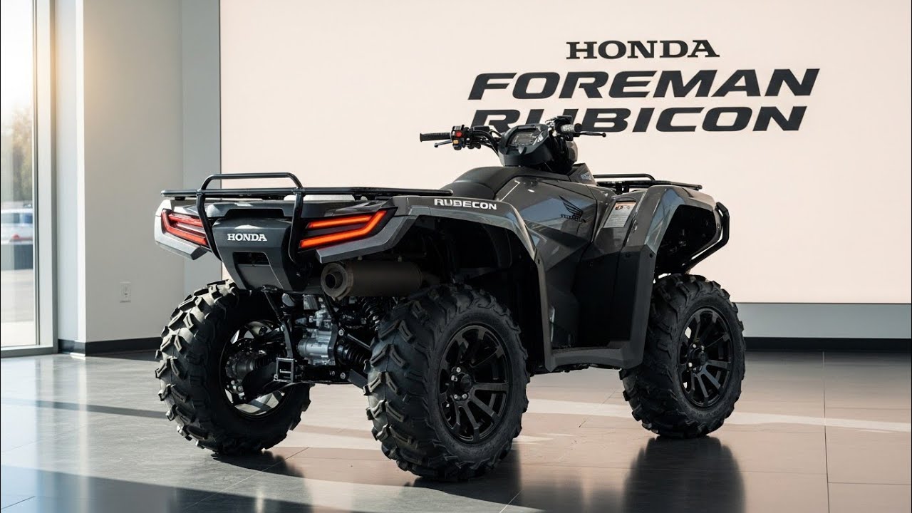 Honda Foreman Rubicon 2026 года | Абсолютный внедорожный мотоцикл | Auto Craze