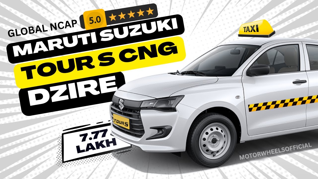 2025 Dzire Tour S CNG: 6 Airbag with 34.30km/kg mileage | Full Details Hindi, Motor Wheels Official
