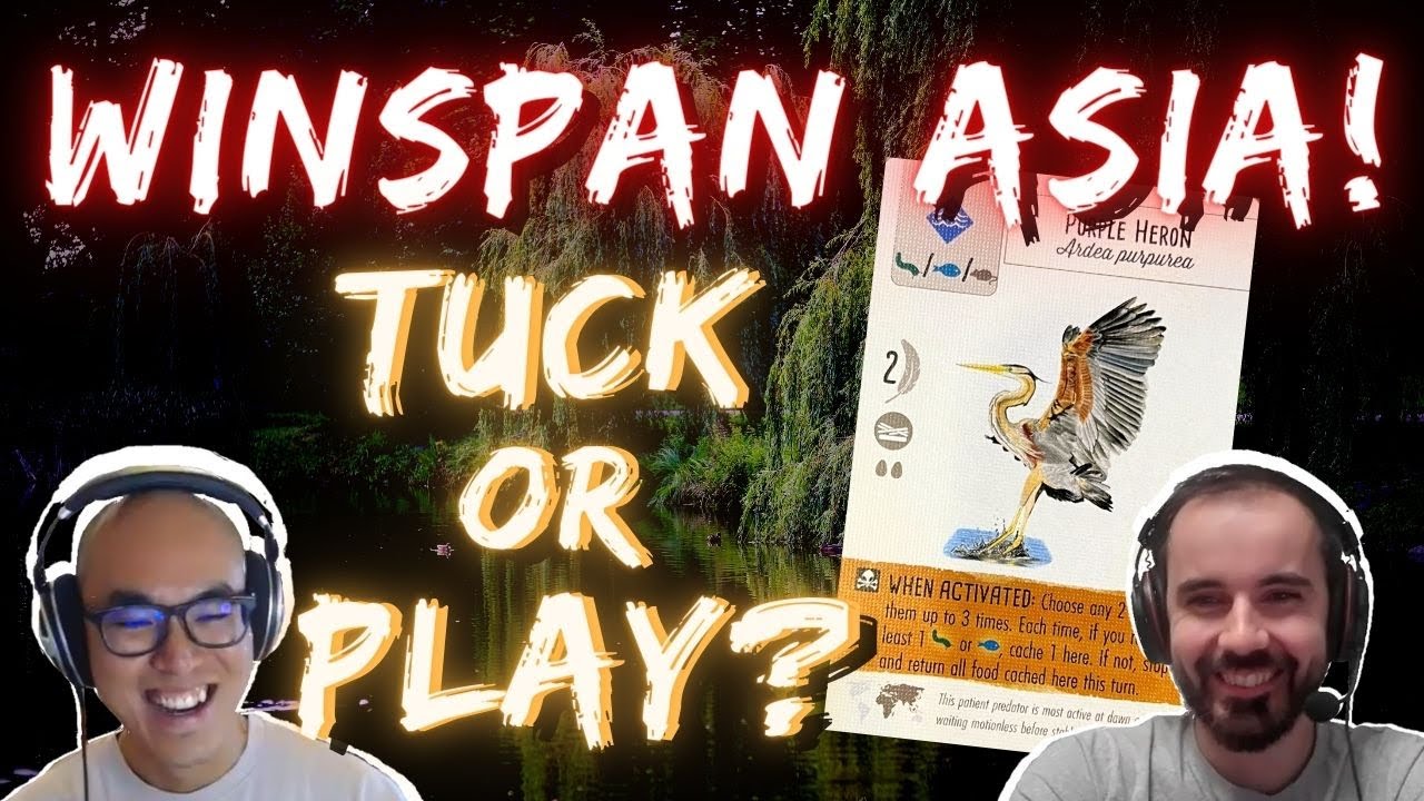 Обзор и первое впечатление о птицах Wingspan Asia | Сгибание или игра? Часть 1 (при участии @Wing...