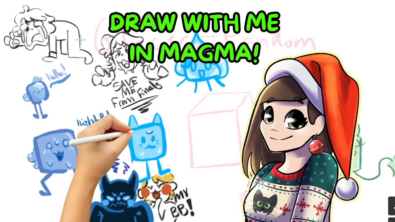 Come draw with me in Magma!! | Chill Drawing + Chat Stream