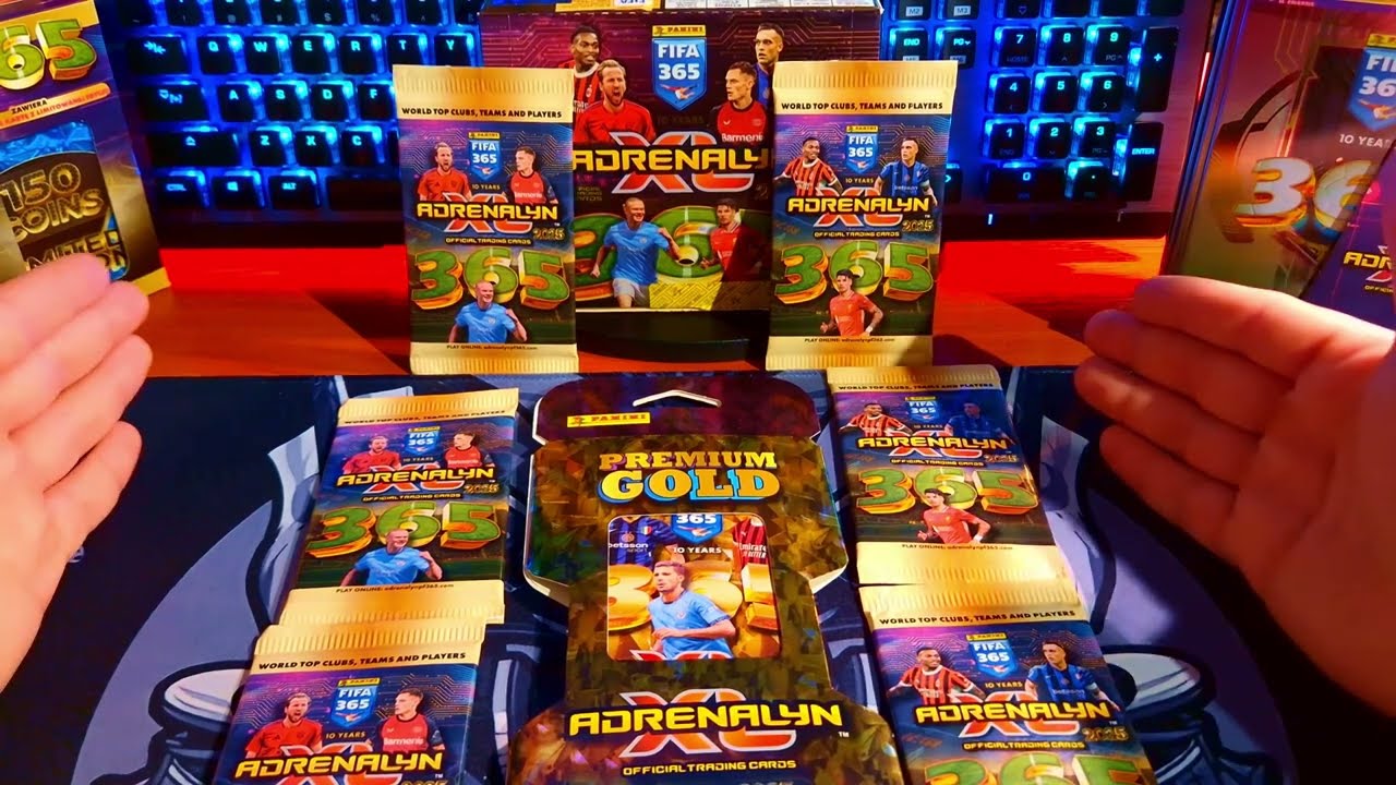 POJEDYNEK LIMITEK PREMIUM GOLD PANINI FIFA 365 2025 KTO WYGRA?! 1PREMIUM GOLD I 6SASZETEK