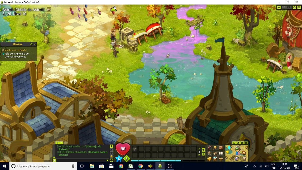 DOFUS ASTRUB 2.46 / MISS # 3 CUIDADO COM A BESTA ! / SUC. # 1 OSMOSE / KROSMOZ
