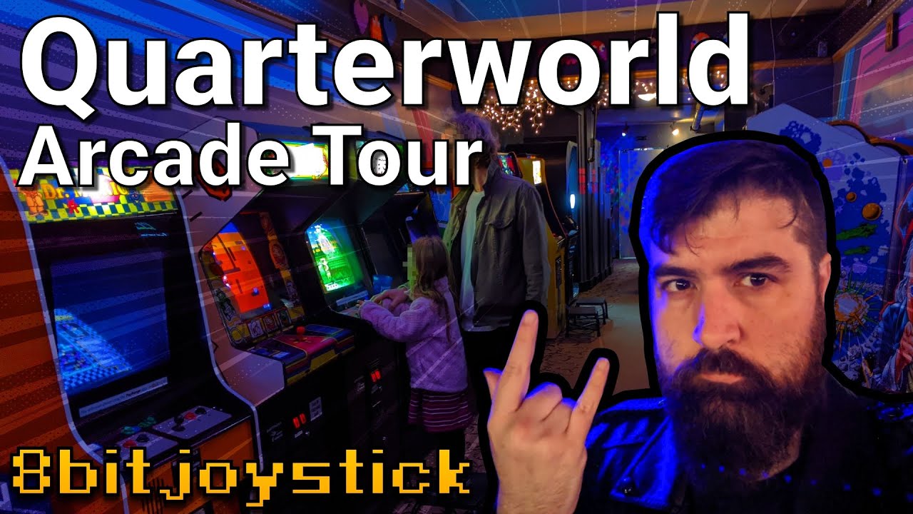 Аркадный тур: Quarterworld, Портленд, штат Орегон — 8-битный джойстик