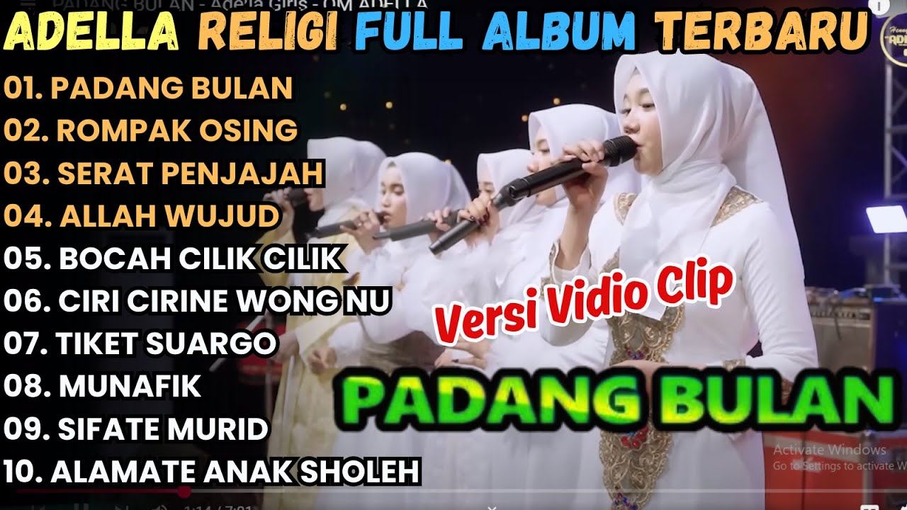 PADANG BULAN - ADELLA RELIGI FULL ALBUM TERBARU 2025 || ADELLA GILRS FULL ALBUM 2025