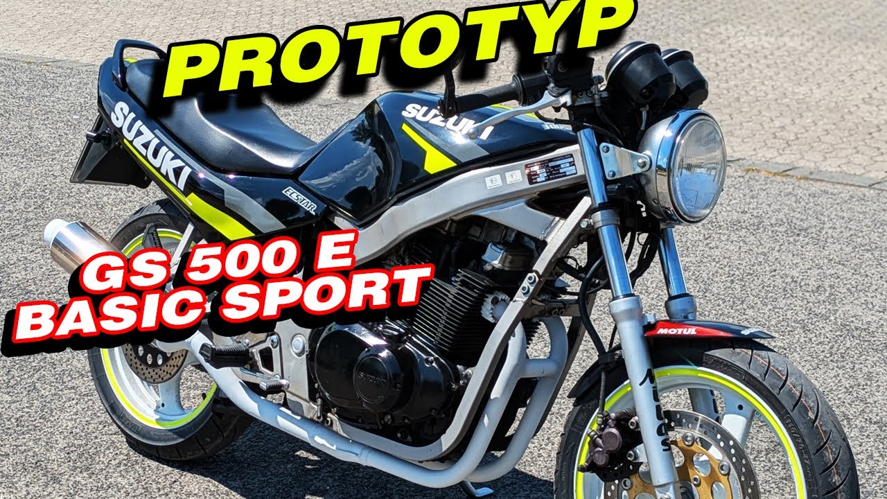 meine GS 500 Basic Sport - Weltpremiere :-) - dezenter Umbau - und Probefahrt