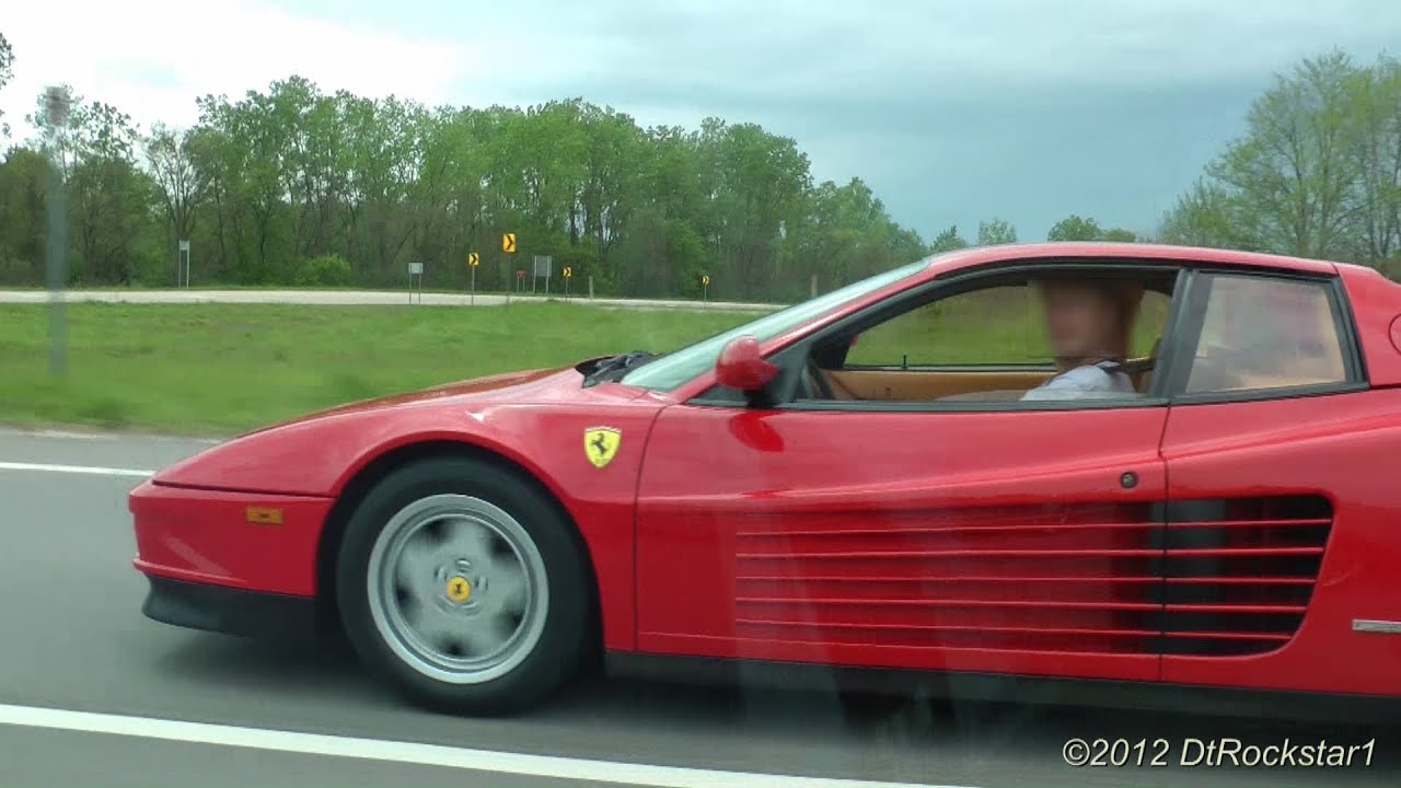 Exotic Cruise - Lamborghini Diablo, Lamborghini Countach, Ferrari Testarossa