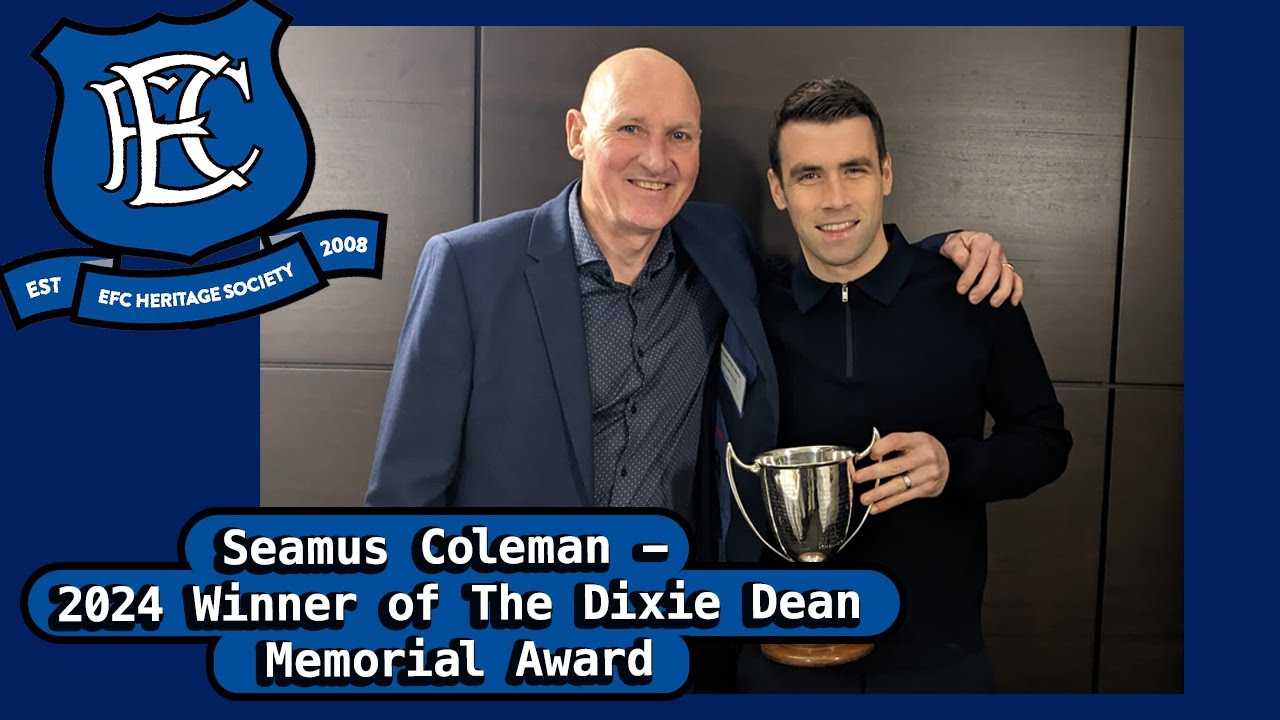 Seamus Coleman - Winner 2024 Dixie Dean Memorial Trophy