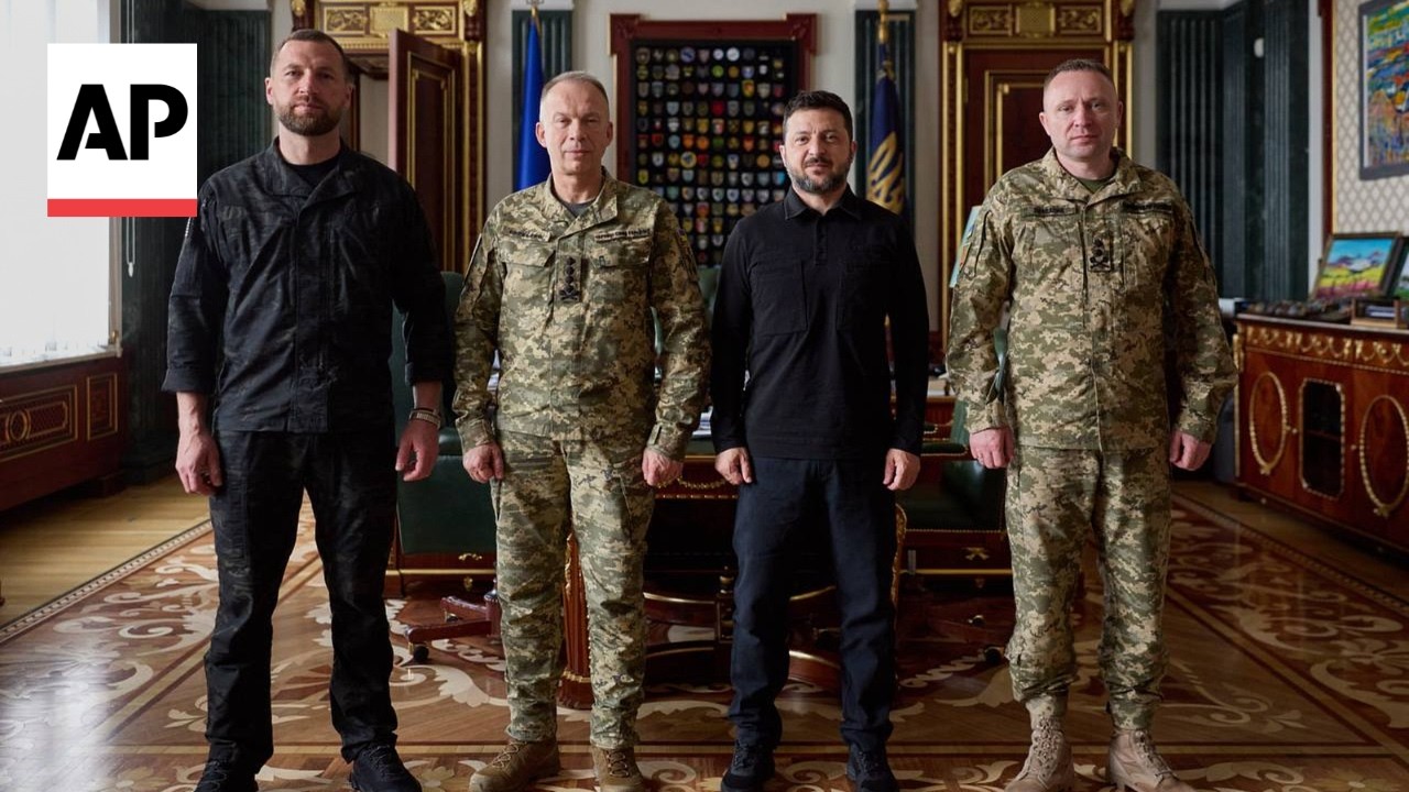 Zelenskyy announces a new commander-in-chief, Mykhailo Drapatyi