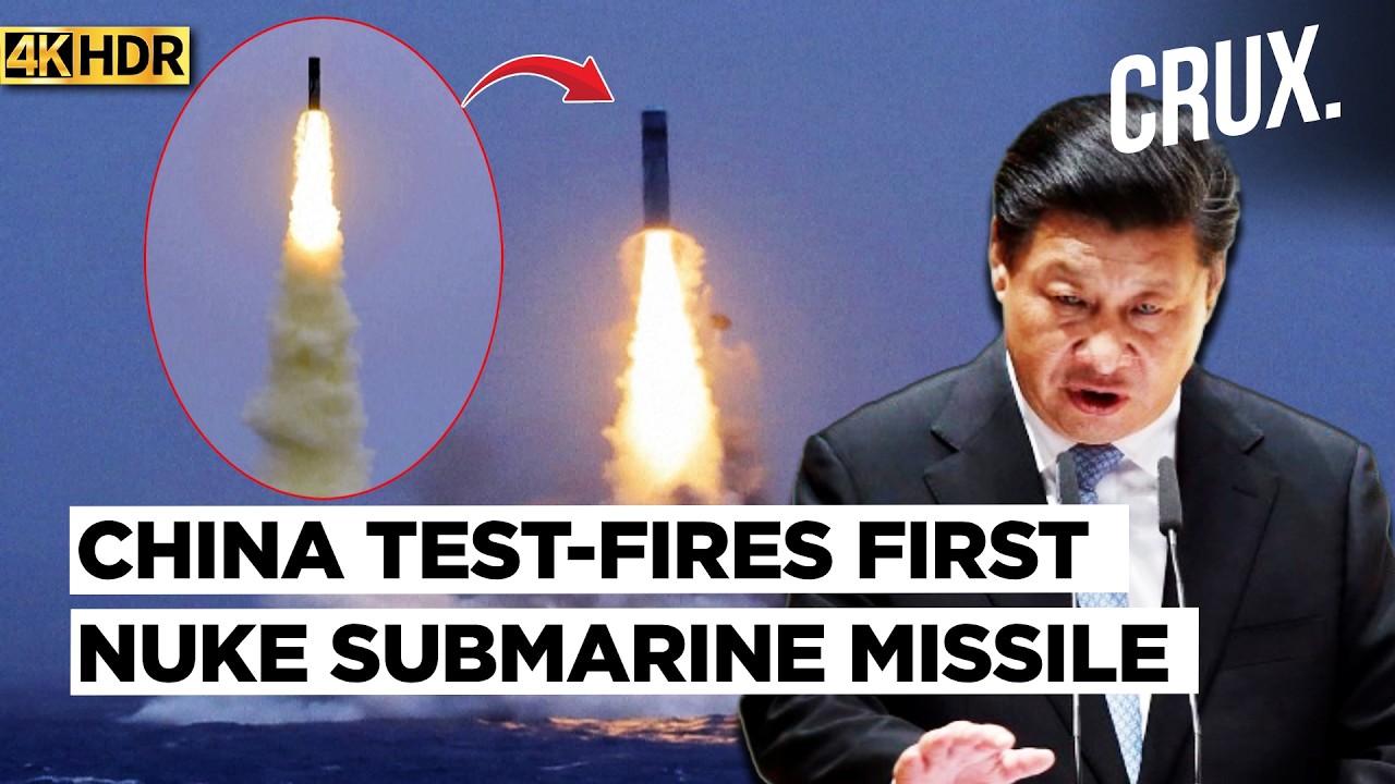 US Allies Spooked as China Test-Fires First 'Strategic Missile' From Nuke Submarine In Pacific | 4k