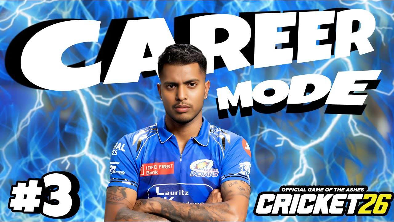 CAREER MODE IN CRICKET 26 | TAMIL | PART - 3 | LIVE | CRICKET 26 #cricket26 #careermode #csk #msd