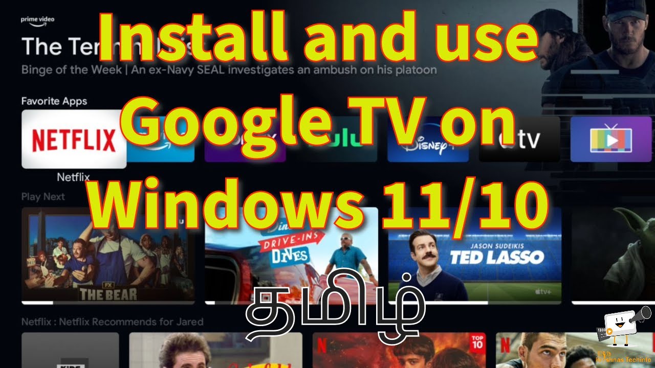 How to Install and use Google TV on Windows 11/10 | தமிழ் | 2023