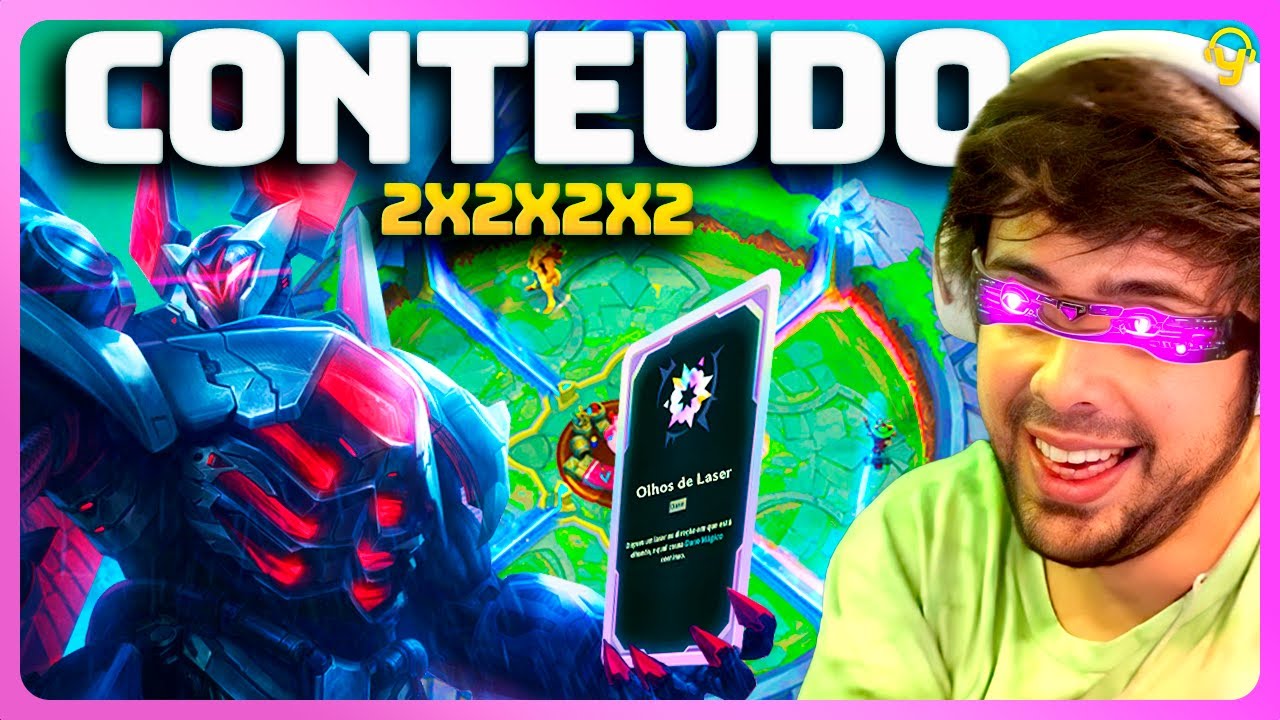 MORDEKAISER TACADOR DE LASER NA ARENA 2v2v2v2 | Lives do Yoda