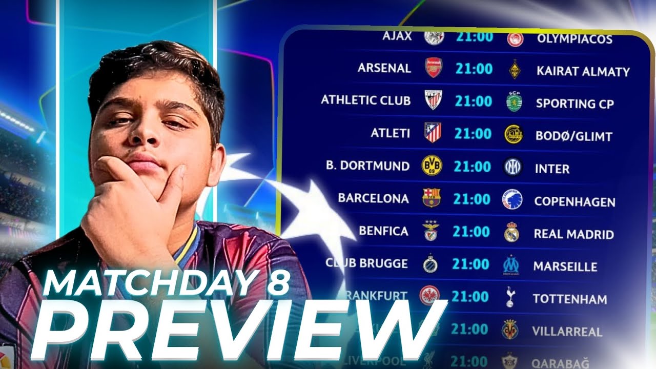 THE FINAL SHOWDOWN! 🏆 | Champions League Matchday 8 Preview: Can Barca Clinch Top 8? | HS BALLERS