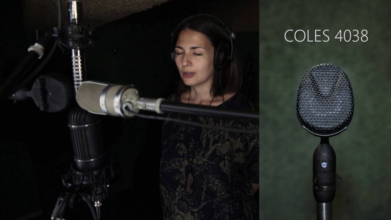 Four ribbon mic test. Female voice.