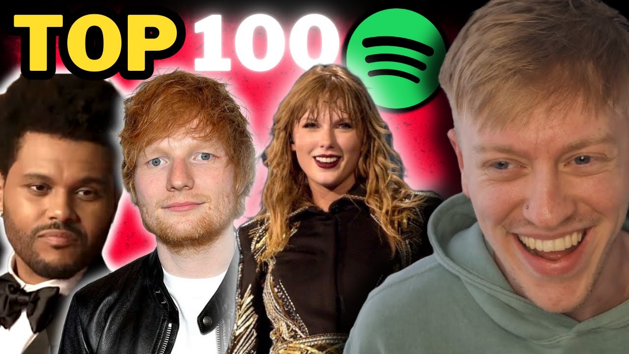 THE TOP 100 MOST STREAMED SONGS ON SPOTIFY *that was really number one!?!* | REACTION