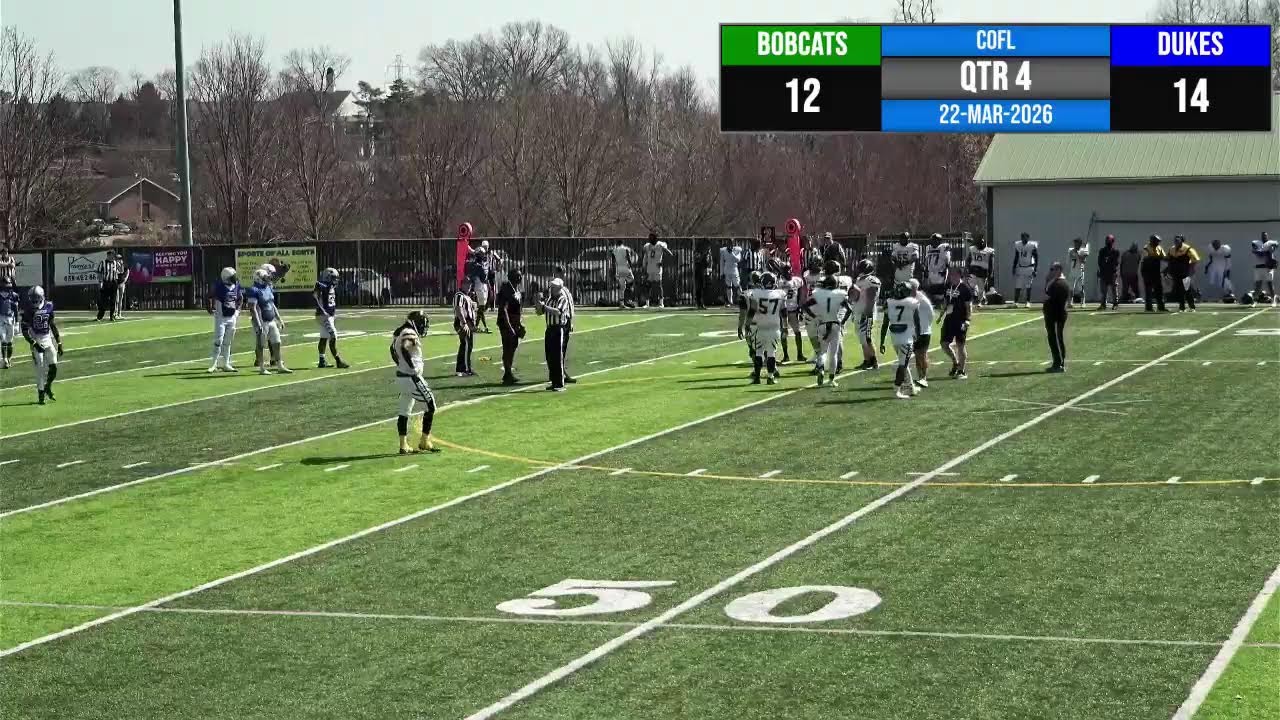 eDriven Score Presents:  CoFL league Indiana Bobcats vs Cincinnati Dukes