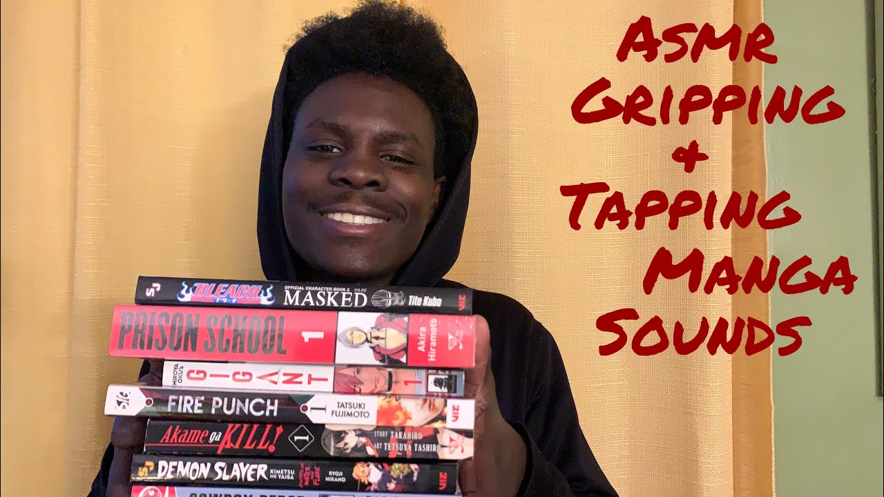 ASMR | Gripping & Tapping On Manga (Whispering Plot Of Each)