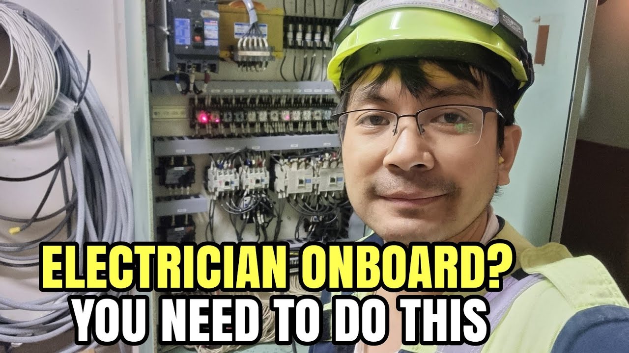 ONBOARD ELECTRICIAN? YOU NEED TO DO THIS BEFORE LEAVING THE VESSEL